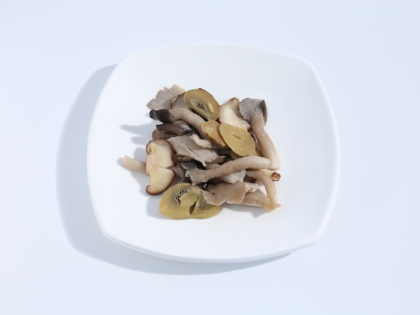 Frozen and dried mushrooms