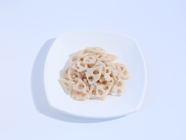 Frozen lotus root slices